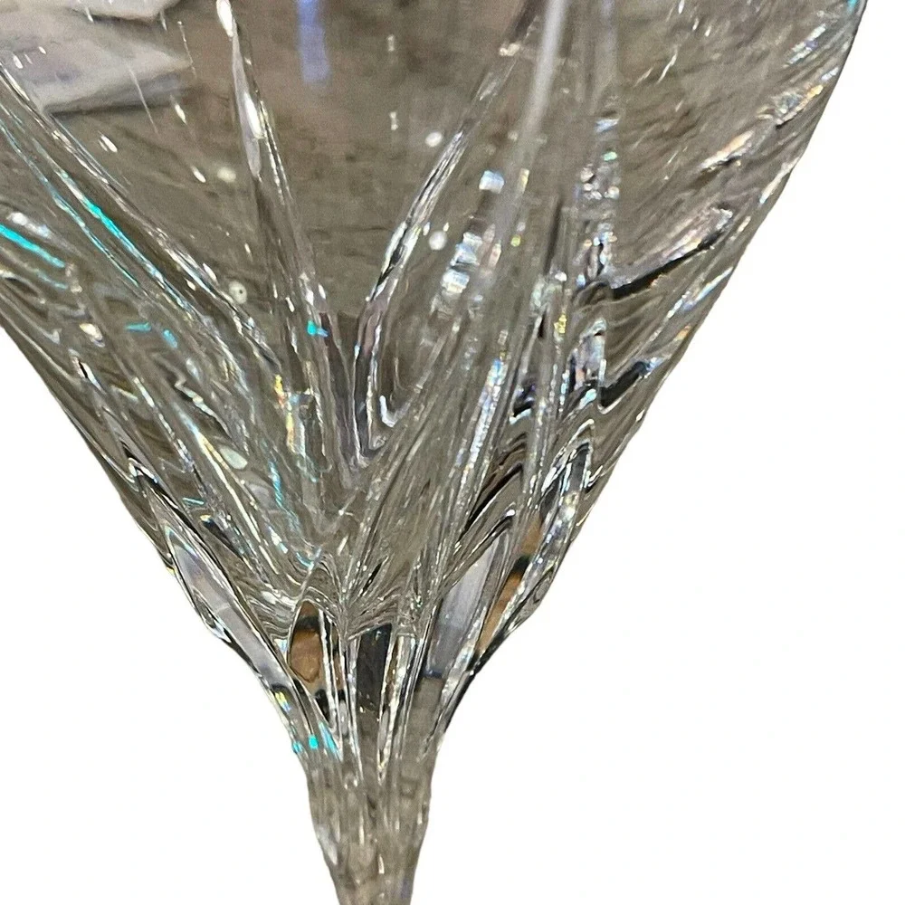 Gorham Sundance Clear Full Lead Crystal Glass 8inch High Water Wine Goblets 10oz